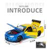 1/18 Nissan Skyline Ares GTR GT-R R34 Alloy Track Sports Car Model Diecast Metal Racing Car Vehicle Model Sound and Light Kids Toy Gift