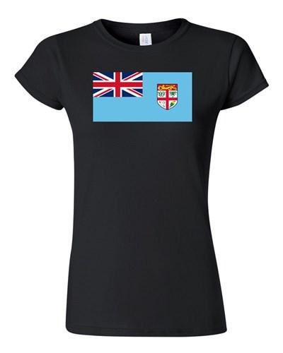 Junior Fiji Country Flag Suva Island Fijian Nation State Patriot DT T-Shirt Tee Unisex T-Shirt M