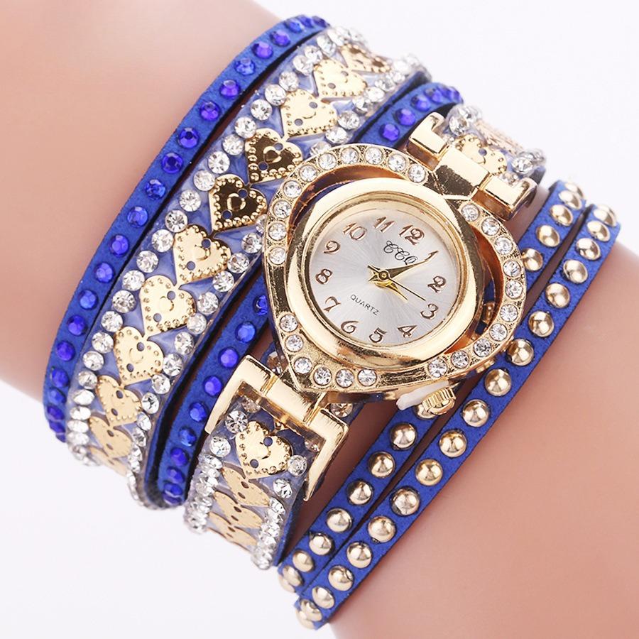 Women Fashion Long Strap Watch Ladies Casual Rhinestone Dress Watch Female Bracelet Wristwatch Relogio Feminino Clock