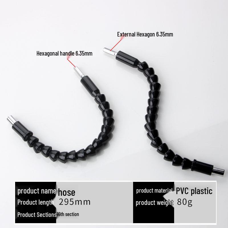 Universal Flexible Shaft Multi-Function Hand Drill Connector, Electric Screwdriver Socket, Extension Transmission Hose.