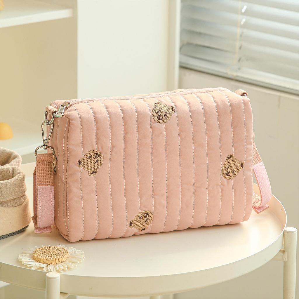Diaper Storage Bag Large Capacity Nappy Diaper Storage Bag Multifunctional Reusable Portable for Diapers Wipes Baby Essential
