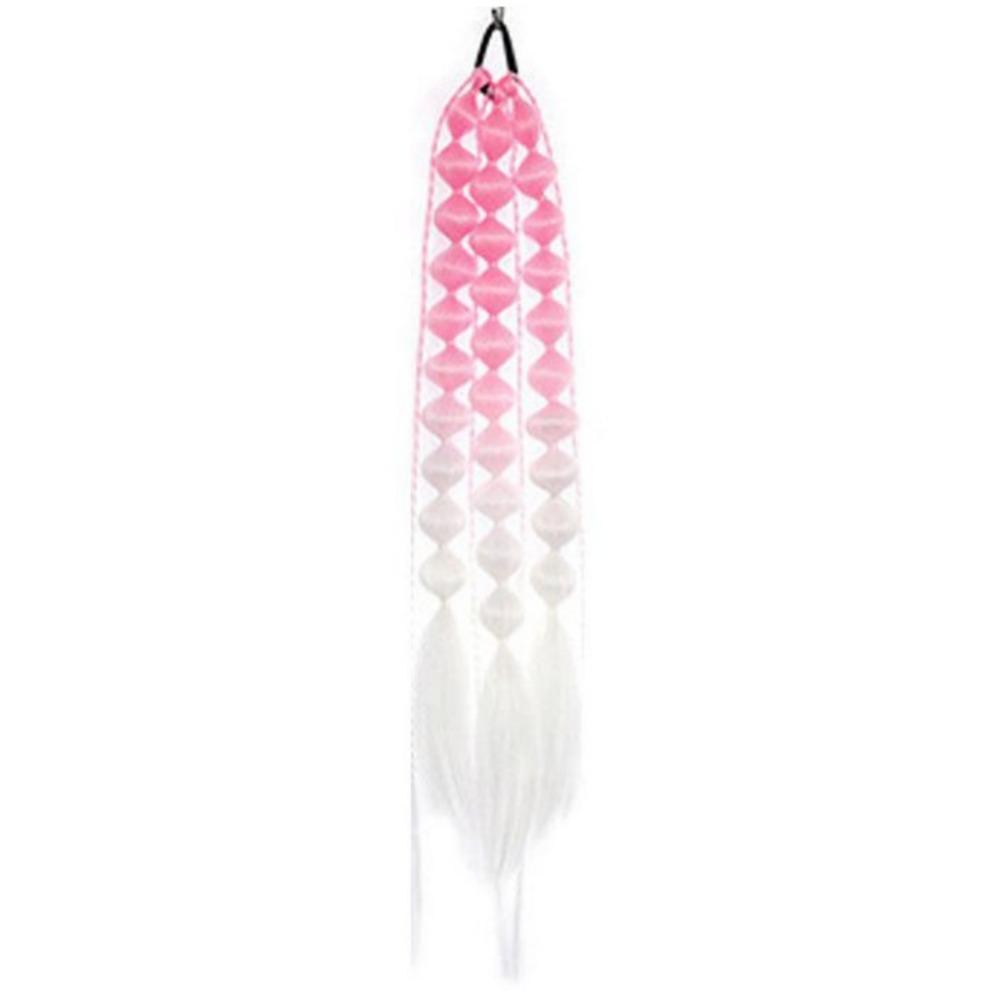 With Hair Tie Colored Hair Extensions 20" Ombre Crazy Hair Day Accessories