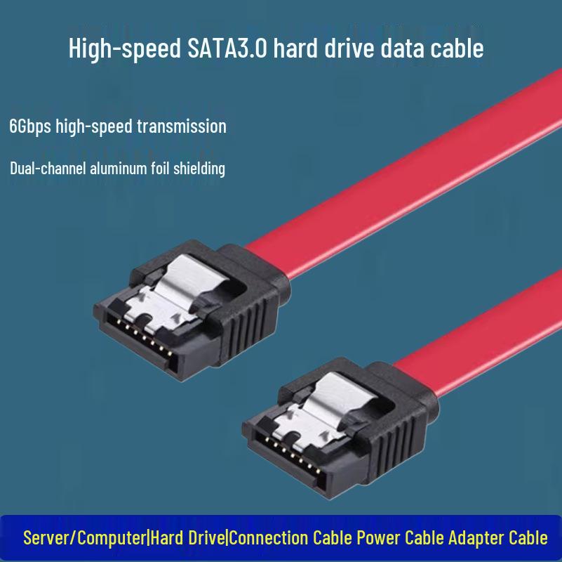 Точечный Пользовательский Кабель для передачи данных SATA 3.0 SSD для Адаптера Материнской платы Настольного ПК 0.3m