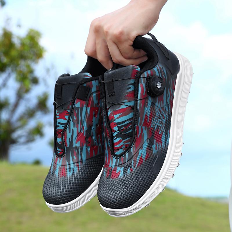 

New Golf Shoes Men Professional Golfers Footwears Cushioning Exercise Comfortable Sneaker 46
