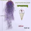 Wisteria Vine Artificial Silk Flower Wall Hanging for Indoor Decoration