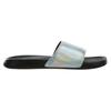 Puma Popcat Chrome Black Women Sandals Silver 367285-02