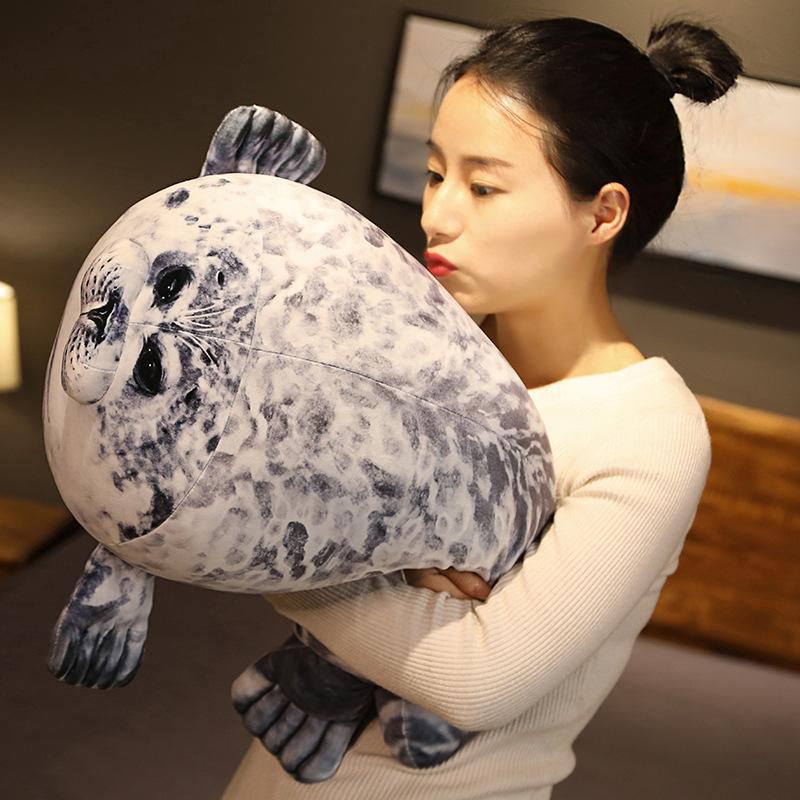 Seal doll simulation seal doll throw pillow aquarium souvenir plush toy