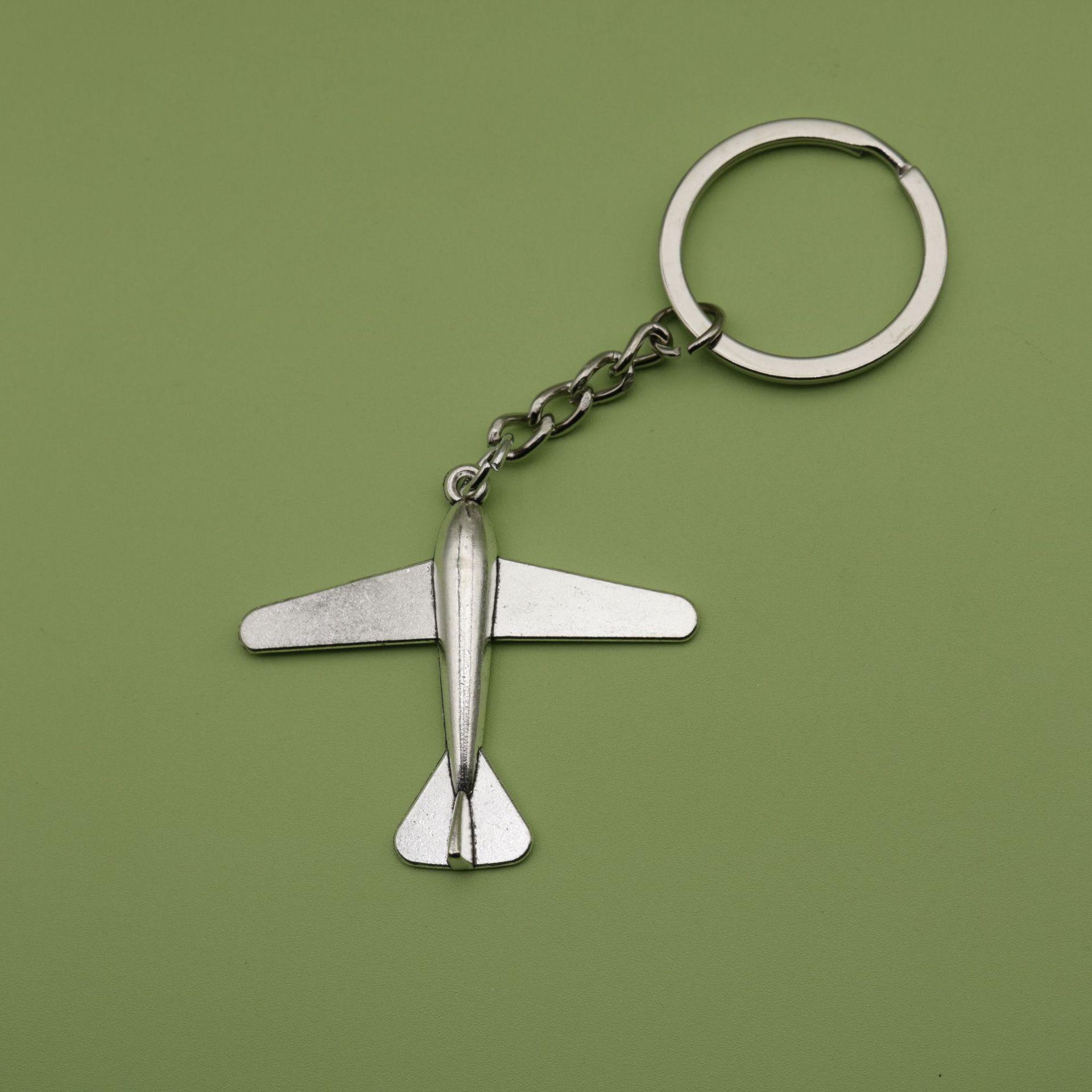 Simple Airplane Keychain Pendant for Foreign Trade