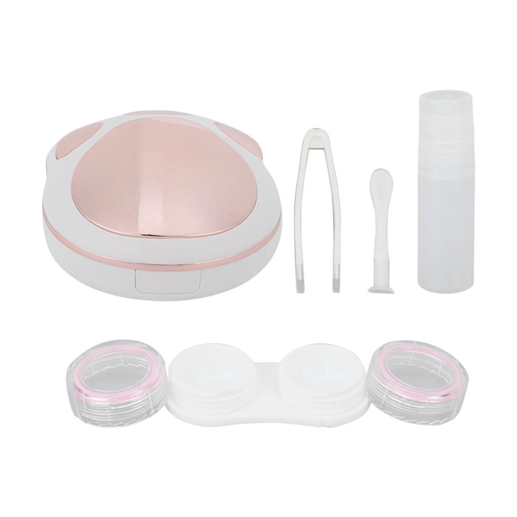 Contact Lens Case Mirror Look Cartoon NaPAW Plastic Material Lightweight Portable Travel Contact Lens Container