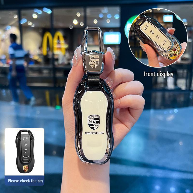 Porsche Schlüsselhülle für Cayenne, Macan, 911, Panamera, 718, Taycan
