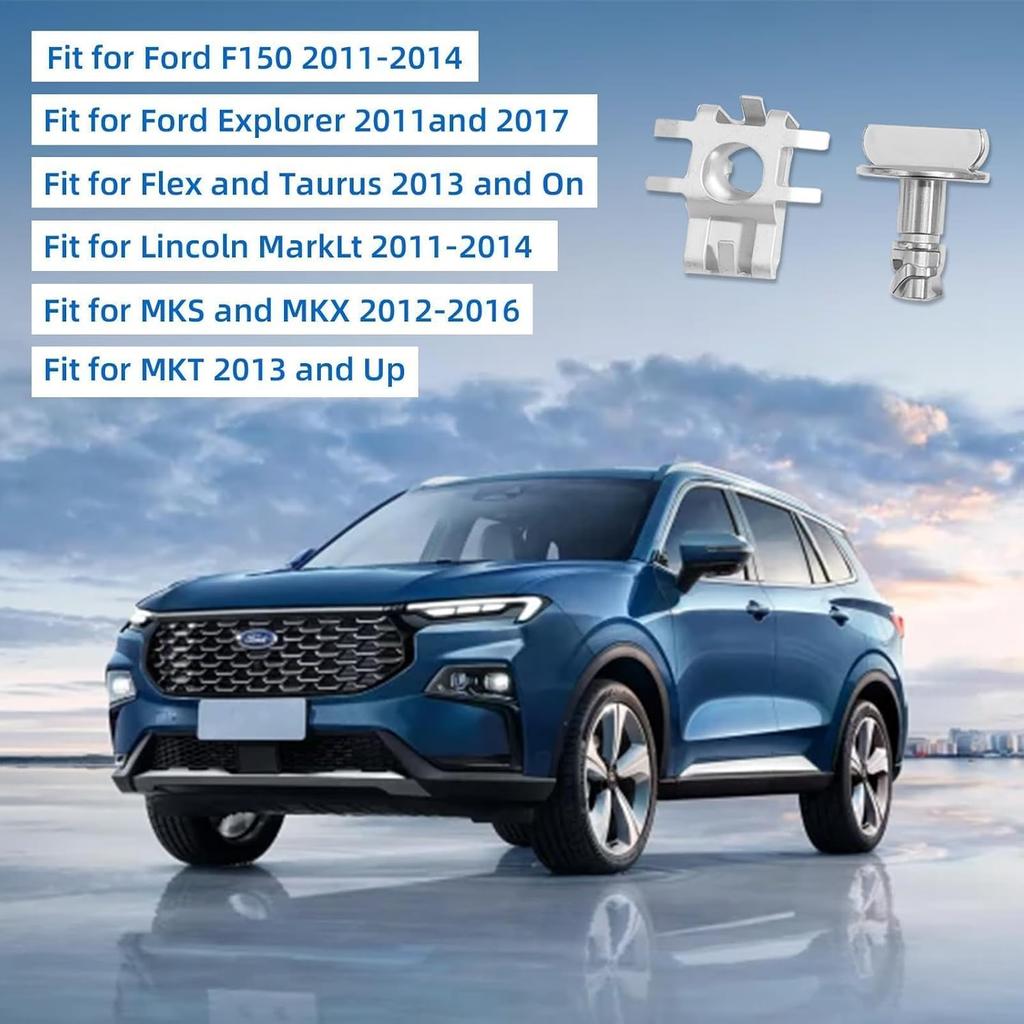 bb5z-00817-a 4 Pair Engine Cover Fasteners, Protective Thumb Screws with Bolts Retainers Fit for Ford F150 Edge Explorer Substitute W716006-S439