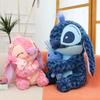 Stitch Anime Plüschtier Weiches Rosenvelours Stofftier Geschenk für Sammler