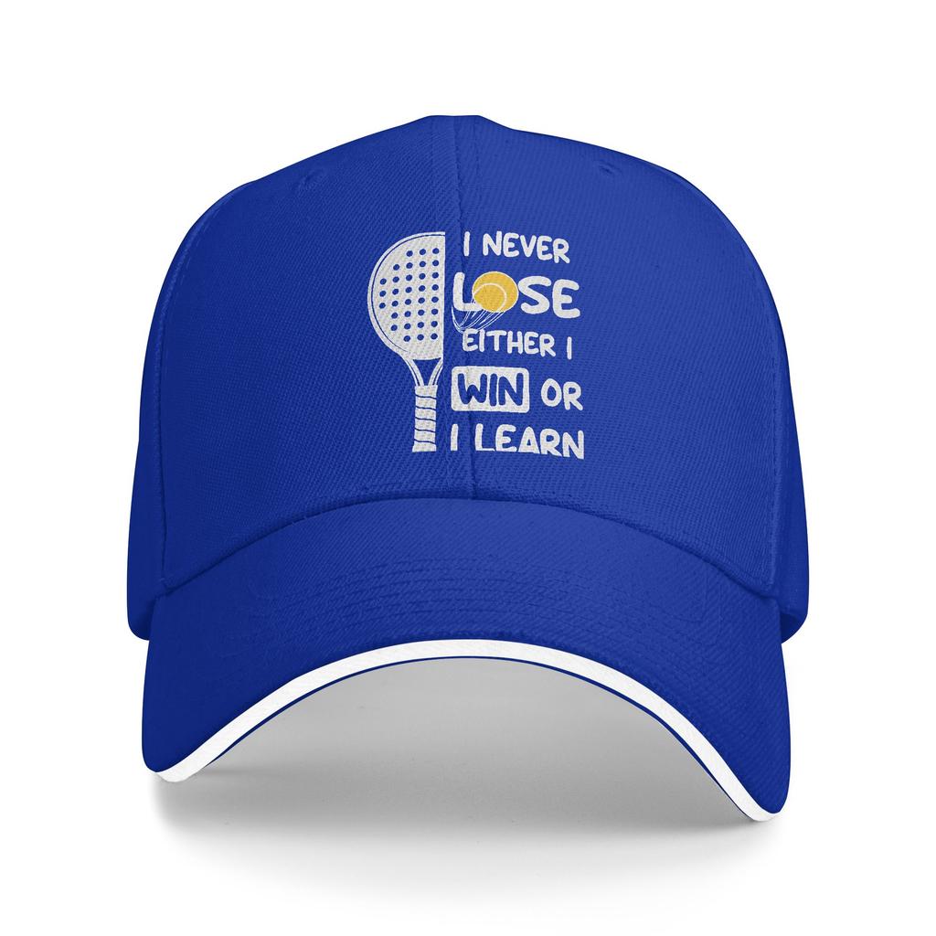 Why I Lose At Padel Tennis Funny Excuses Baseball Cap Couple Women Design Trucker Hiking Fishing Breathable Snapback Cap