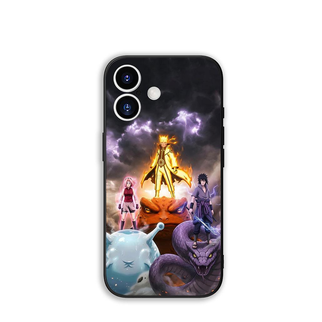 

Phone Cover Sasuke Narutos Kakashi Haruno Sakura for Apple iPhone 16 15 14 Plus 13 12 Mini 17 Pro Max + ProMax 16E Air 15+ Case iPhone 12