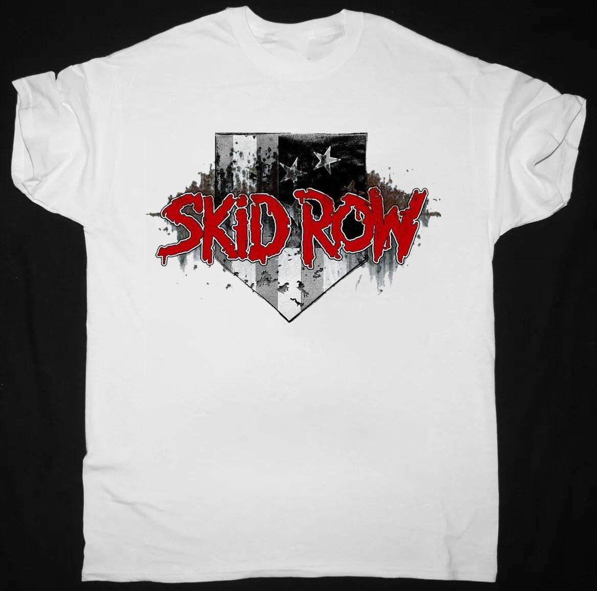 NEW Skid Row Band 2025 Concert Tour Gift Fan White All Size T-Shirt BT711 Unisex T-Shirt XL