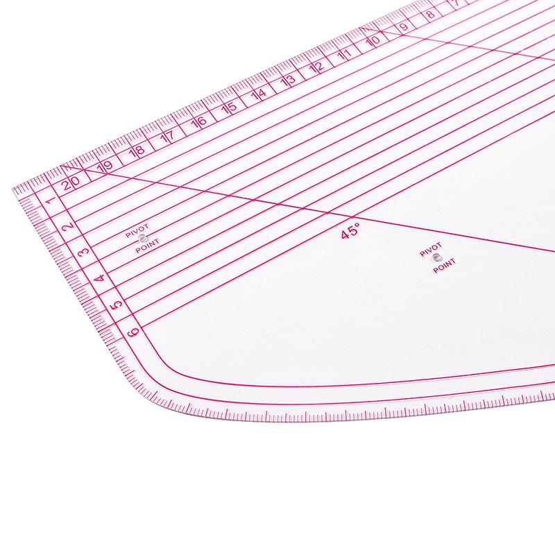 Multi-Functional Curve & Straight Ruler for Professional Pattern Making, Grading, and Cutting in Sewing