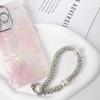 Beaded Pearl Wristlet Handbag: Chic Hanging Phone Lanyard, Little Fragrant Style, Durable and Stylish