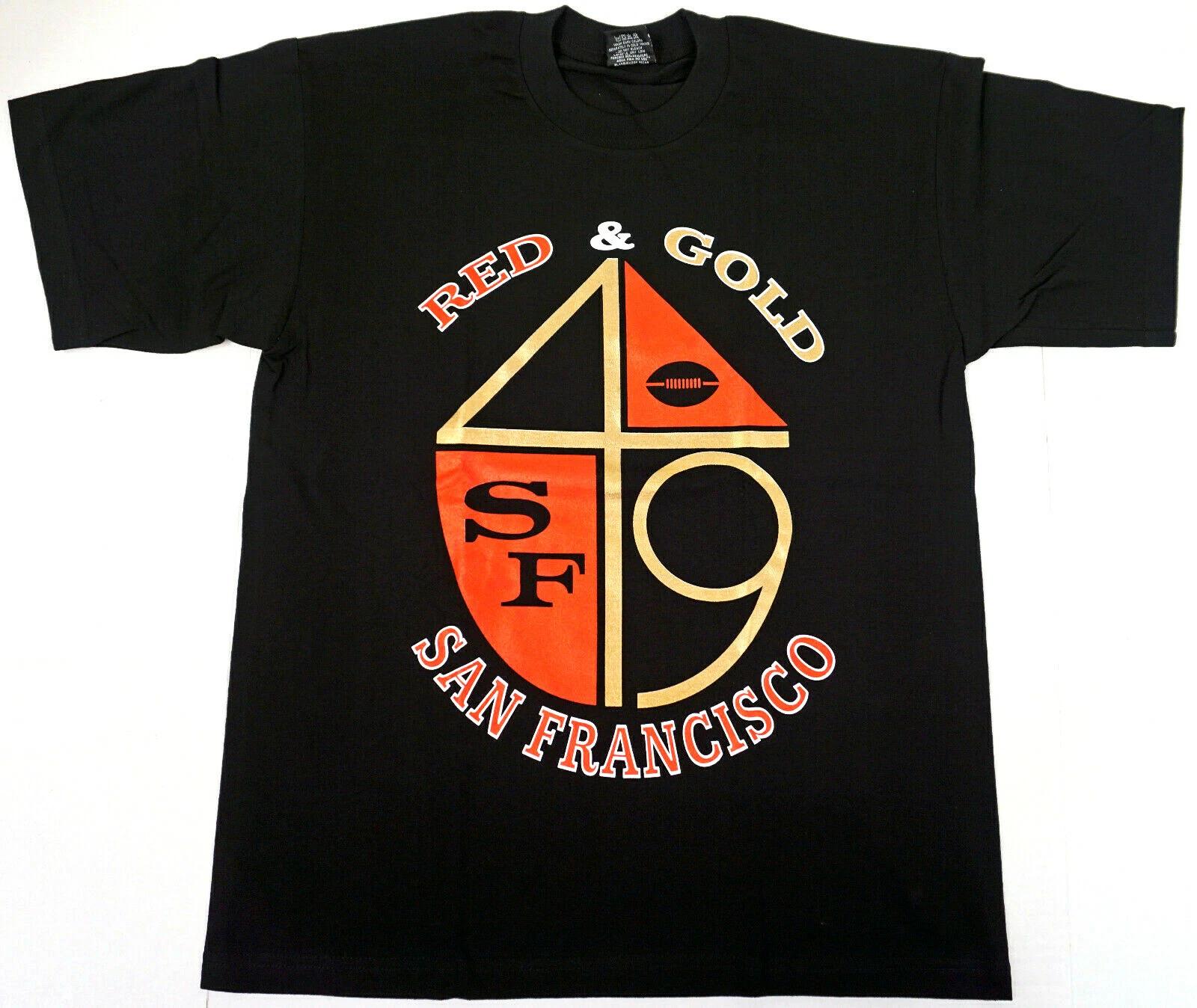 SAN FRANCISCO T-shirt SF California Football Tee 100%Cotton Men s New XXXXL
