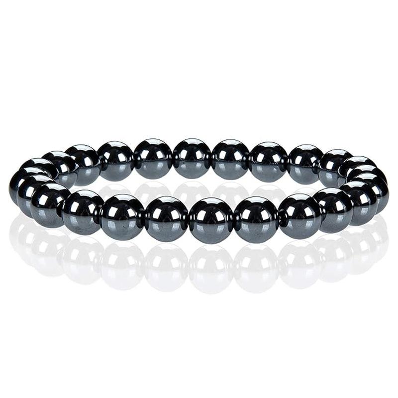 8mm Tiger Eyes Beaded Bracelets Natural Stone Bracelet Agates Cat Eye Chalcedony Stretch Bangle Healing  Gifts Women Men
