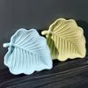 Sturdy Silicone Tray Mold Unique Dish Mold with Tropical Leaf Pattern for Epoxy Resin Crafting and Jewelry Making