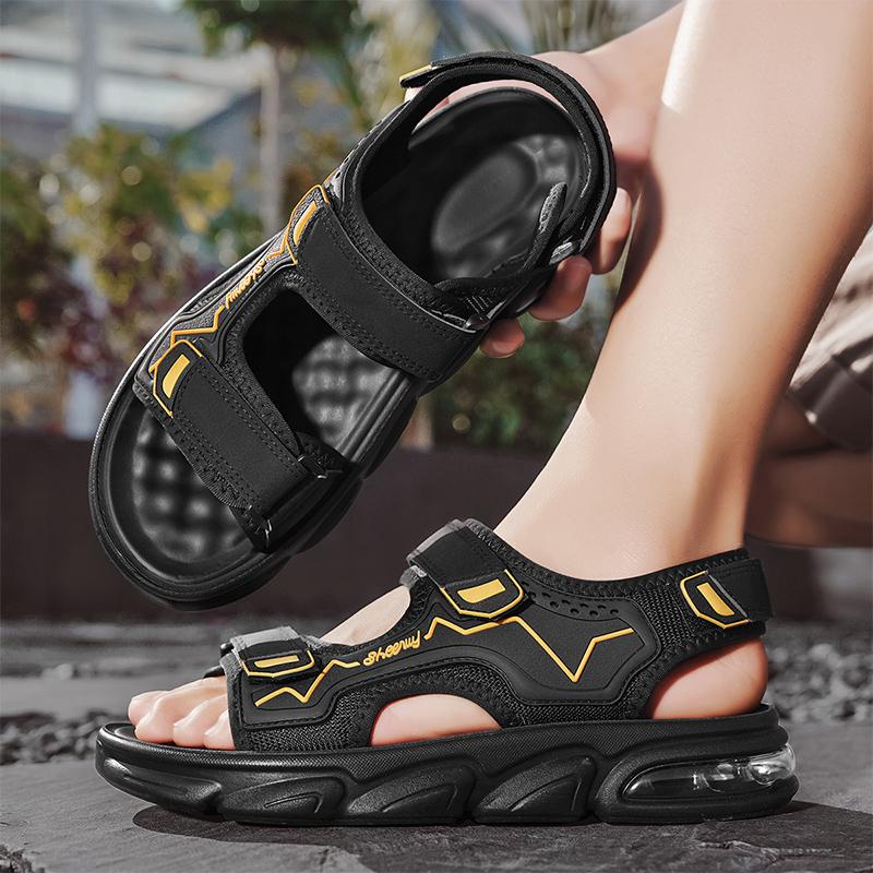 Fashion CYYTL Mens Sandals Casual Summer Beach Shoes Outdoor Slippers Walking Slides Comfort Luxury Designer Leather Lightweight Fashion