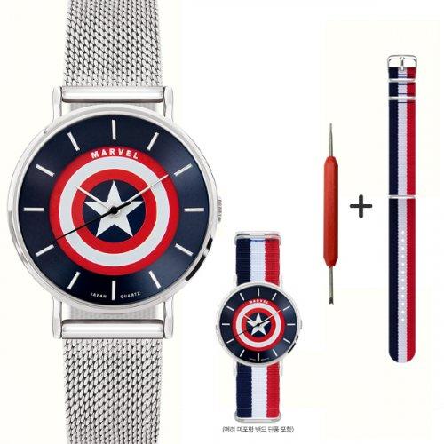 

[Disney] Disney Marvel Unisex Metal Band + NATO Band + Toolbar SET MA022-CAWH MA022-CAWH+NATO-A_16mm+