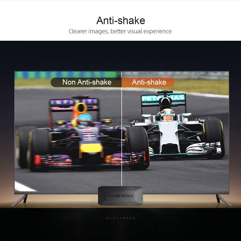 M16 64G Built-In 20000 Games HD TV Game Stick with Double Player Wireless Controller