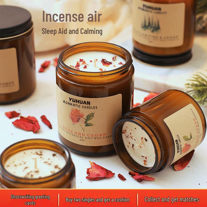 Dried Flower Aromatherapy Sleep Candle