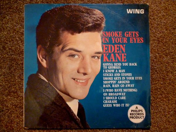 

LP Record EDEN KANE - Smoke Gets In Your Eyes WL1218 Wing Records 1969 UK Pop Used