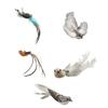 Cat Feather Toy Simulation Bird Stress Relief Portable Cat Feather Chasing Toy Refills