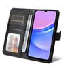 For Samsung A26 5G PU Leather Flip Cover Wallet Protector with Id Holder Card Slots Magnetic Protective Phone Cover Wallet Black