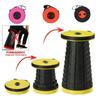 Portable Travel Folding Rainbow Stool Metro Seat Queue Artifact Children's Outdoor Camping Fishing