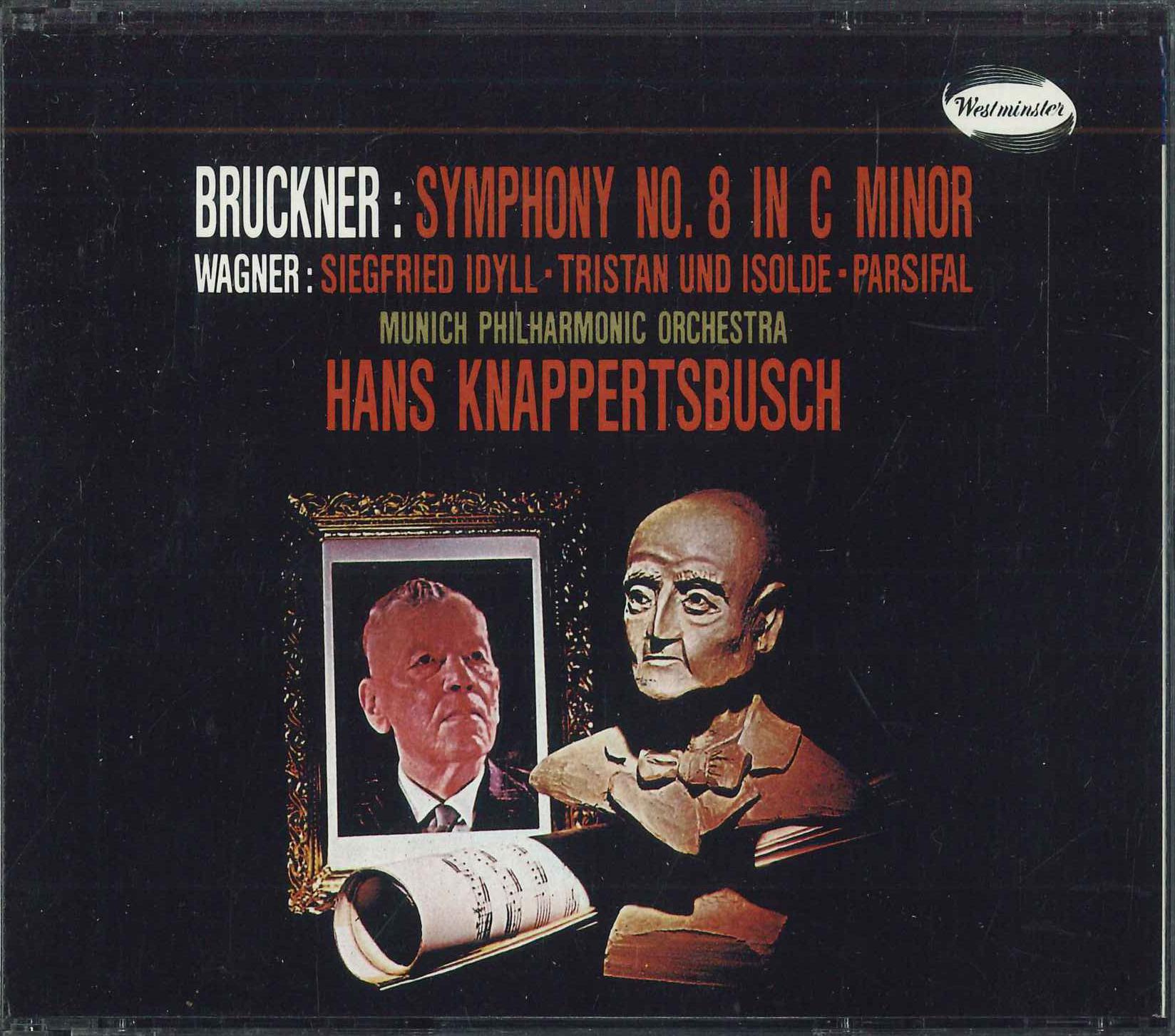 

CD HANS KNAPPERTSBUSCH - Bruckner & Wagner 64XK1011 WARNER 1987 Japan Classical Used