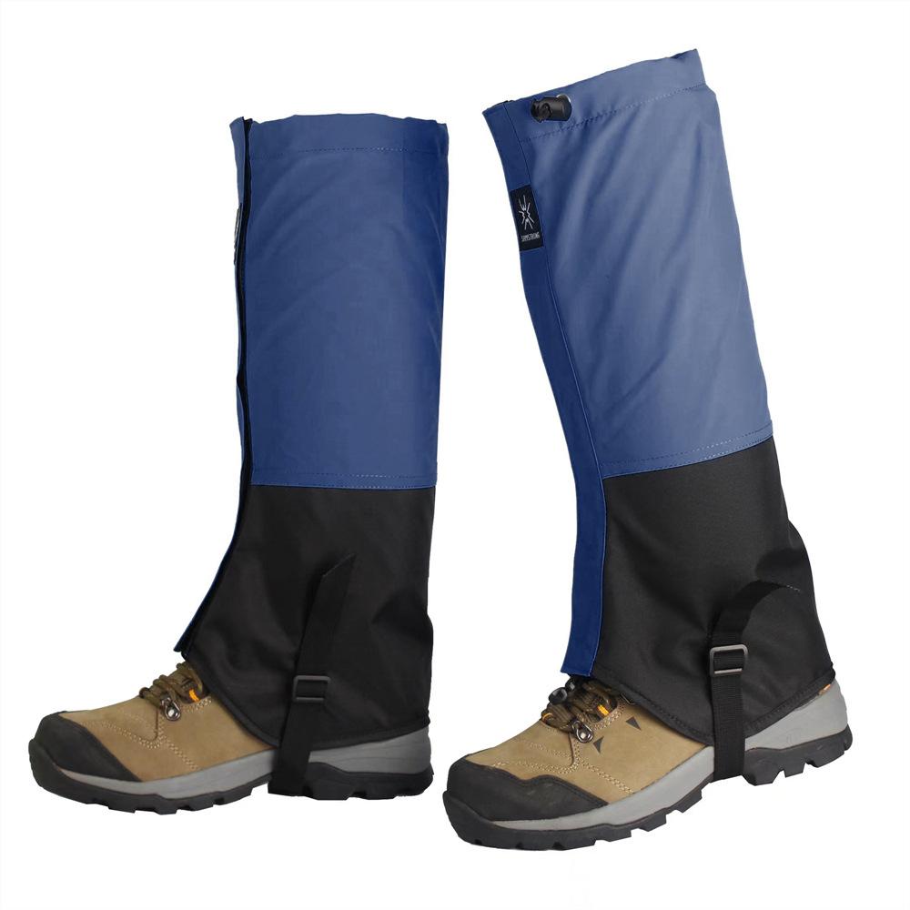 1 Pair Waterproof Leg Covers Elastic Strap Long Tube Legs Protection Hiking Skiing Climbing Trouser Shoes Cover Durable Bandage