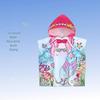 Kids' Quick-Dry Cartoon Swim Cape - Wearable Bath Towel with High Absorption