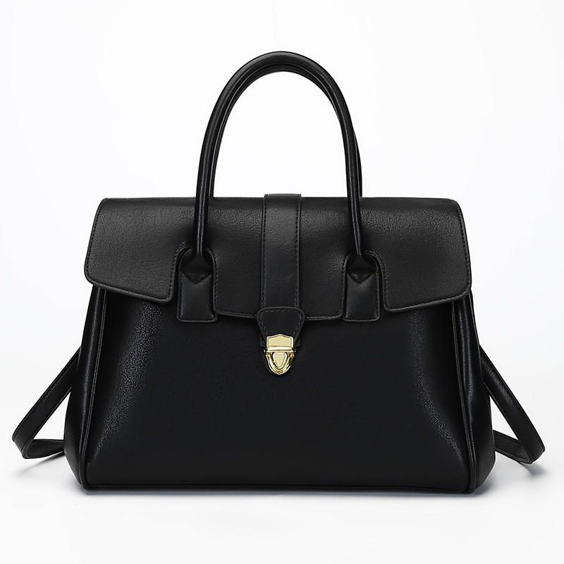 Large Capacity Tote Bag Women Stylish Everyday Shoulder PU Leather Zip Multi-Compartment Organizer