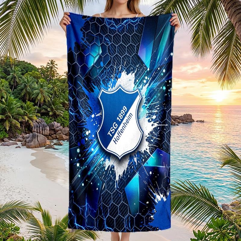 TSG Hoffenheim FC Print Quick Dry Beach Towel Microfiber Absorbent Portable Travel Swimming Towel