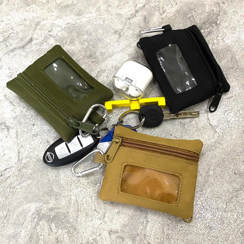 Men's Outdoor Tactical Mini Sports Wallet and Earphone Pouch