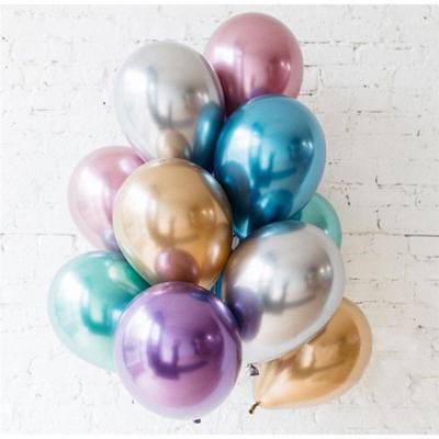 50Pcs 12inch Metallic Latex Balloon Celebration Wedding Birthday Party Decoration MIT