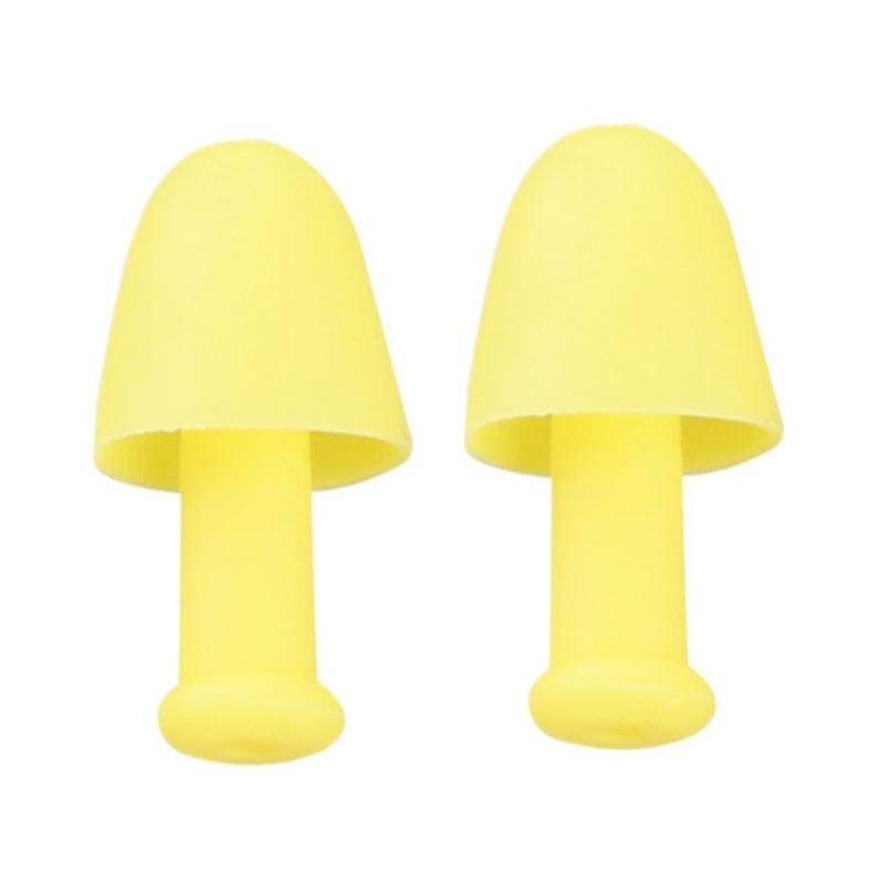 1Pair Soft Silicone Earplugs Waterproofs Swimming Earbuds Reusable Sounds block Earplugs for Swimming and Sleep