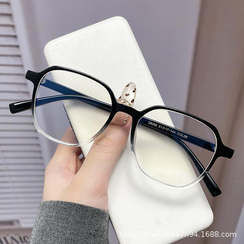 2026 Trendy European Clear Lens Slim Anti-Blue Light Glasses Frame