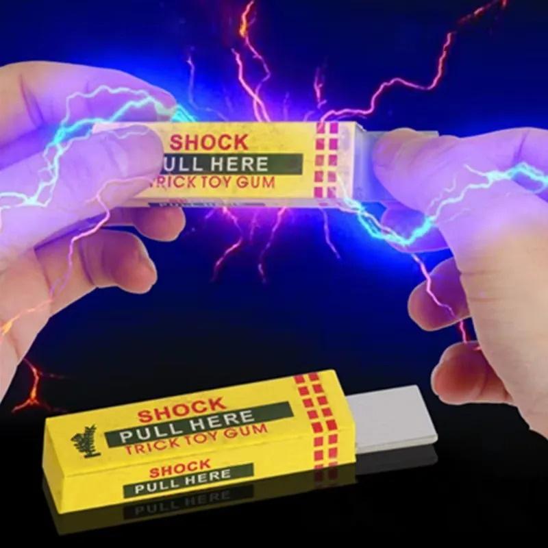 Electric Shock Chewing Gum And Magic Prank Toy For Street Jokes Easy Comedy Holiday Party Supplies Suitable For April Fool'S Day