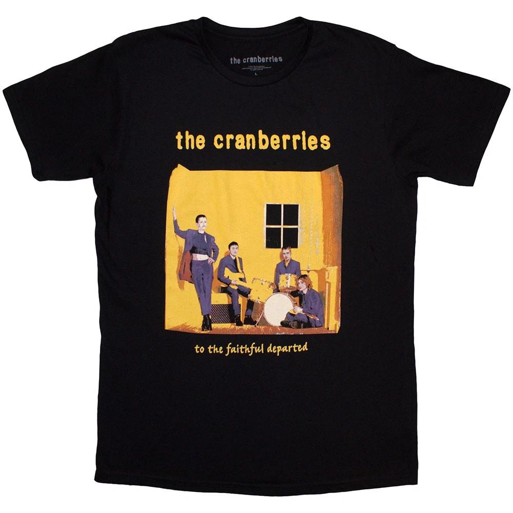 The Cranberries Faithfully Departed Cover T-Shirt Black New XS