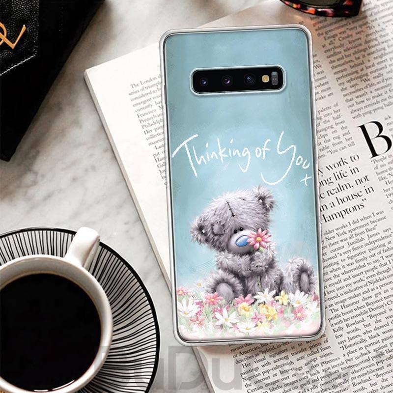 

Teddy Me To You Bear Cover For Samsung Galaxy S23 S22 S24 S25 Ultra Phone Case S21 Plus S20 FE S10 + S25Ultra Print Fundas S23 S Samsung S25