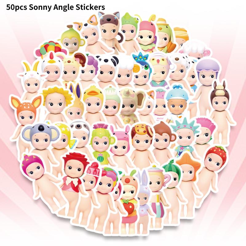 Waterproof Sonny Angle Cute Stickers For Kids 50 Pack Diy Craft And Decoration