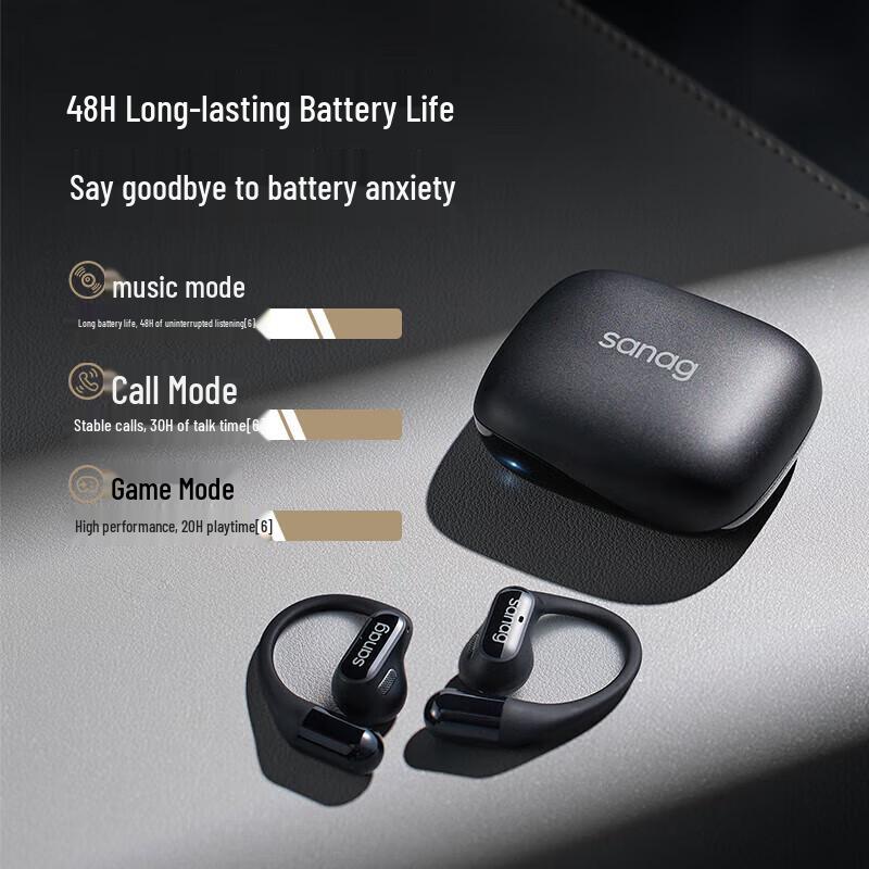 Saina S-G6S Open-Ear Bone Conduction Bluetooth Headphones