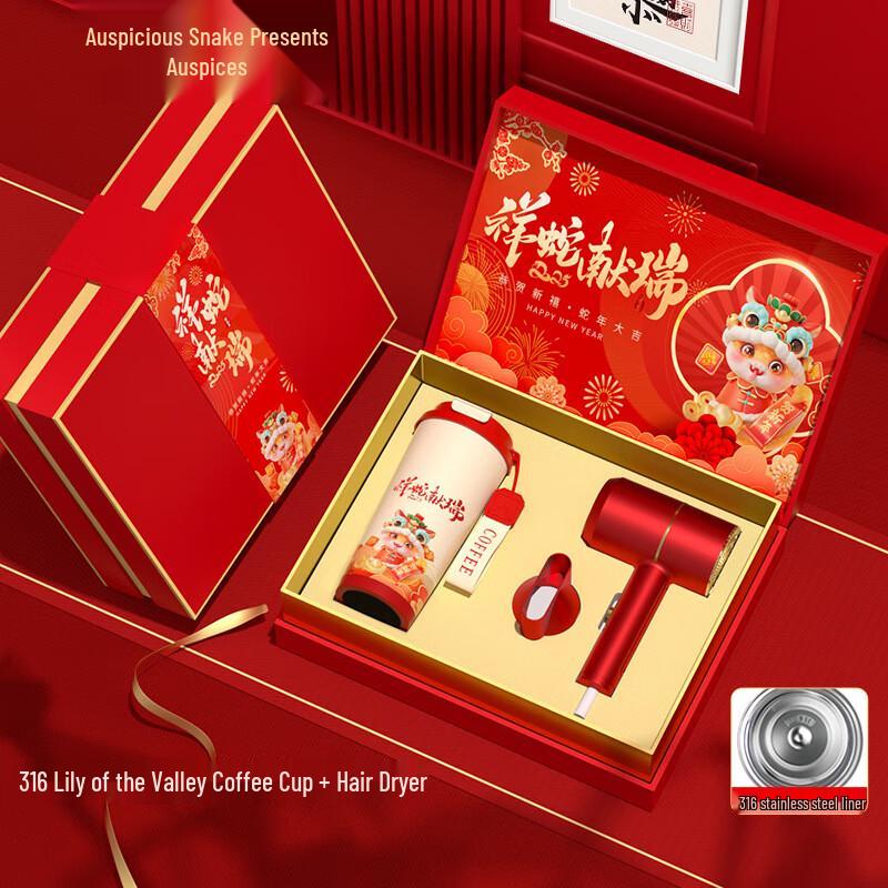 AQ 316 Thermos Cup & Hair Dryer Gift Set