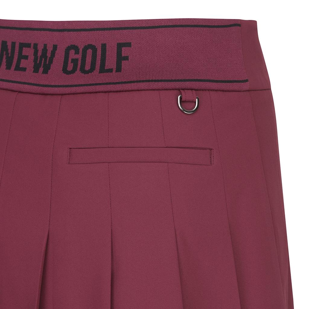 ANEW GOLF W Logo Band Double Pleats Sq_Wi