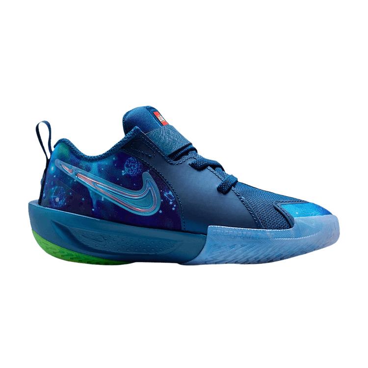 

LEGO x Nike G.T. Cut PS Brave Blue Kids Sneakers Green-Strike Pure-Platinum Chrome IH4040-400 28