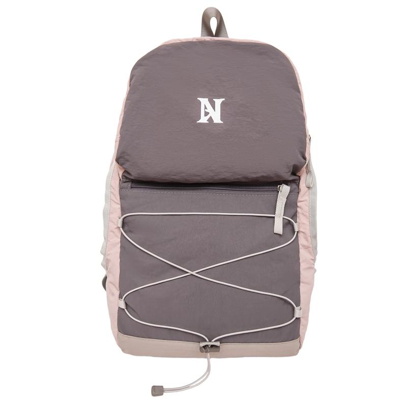 Contrast Color Backpack Men's And Women's Campus Student Schoolbag Lightweight Travel Backpack